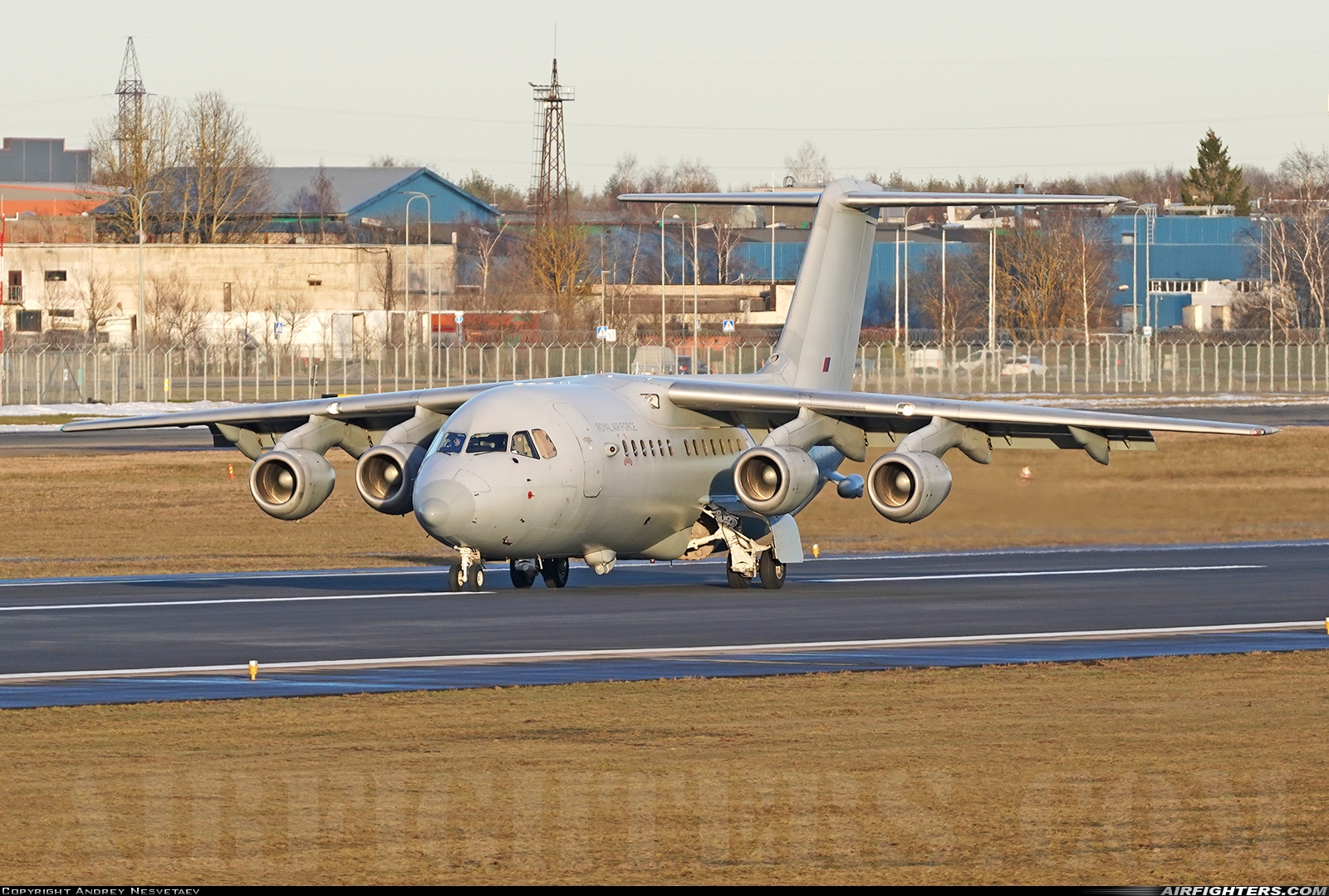 UK - Air Force British Aerospace BAe-146 C3 (BAe-146 200QC) ZE708 at Tallinn - Ulemiste (TLL / EETN), Estonia