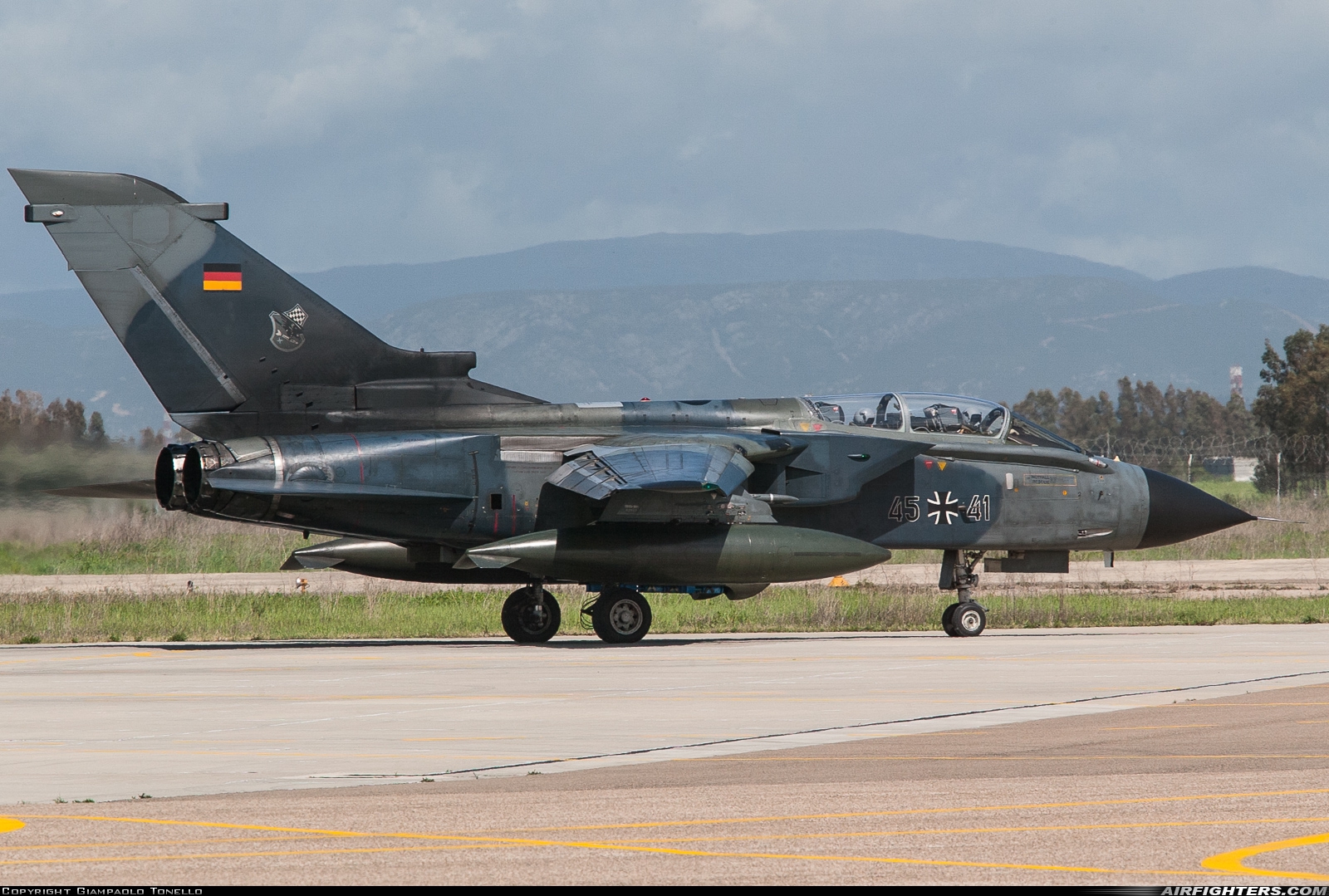 Germany - Air Force Panavia Tornado IDS 45+41 at Decimomannu - (DCI / LIED), Italy