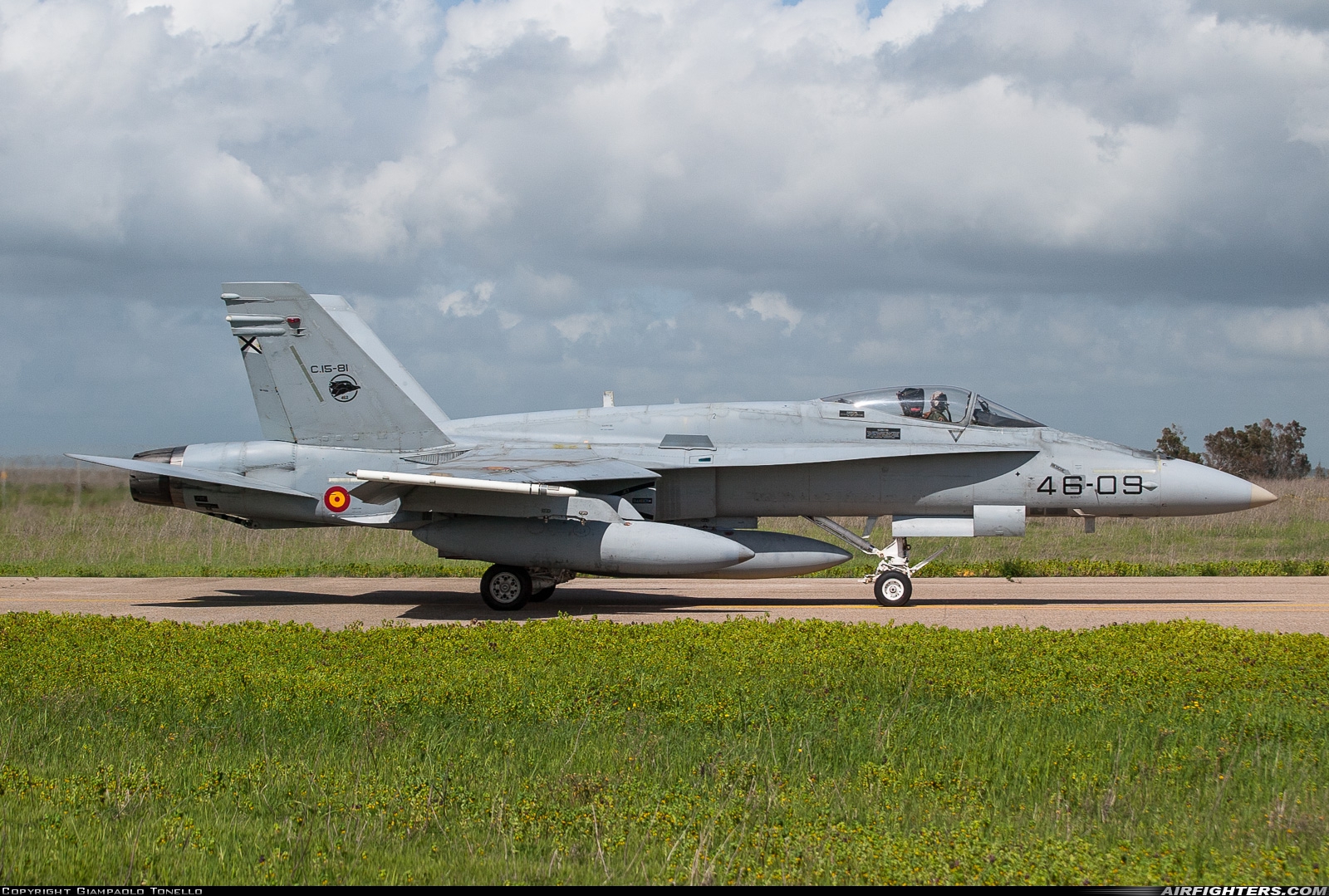 Spain - Air Force McDonnell Douglas F/A-18A+ Hornet C.15-81 at Decimomannu - (DCI / LIED), Italy