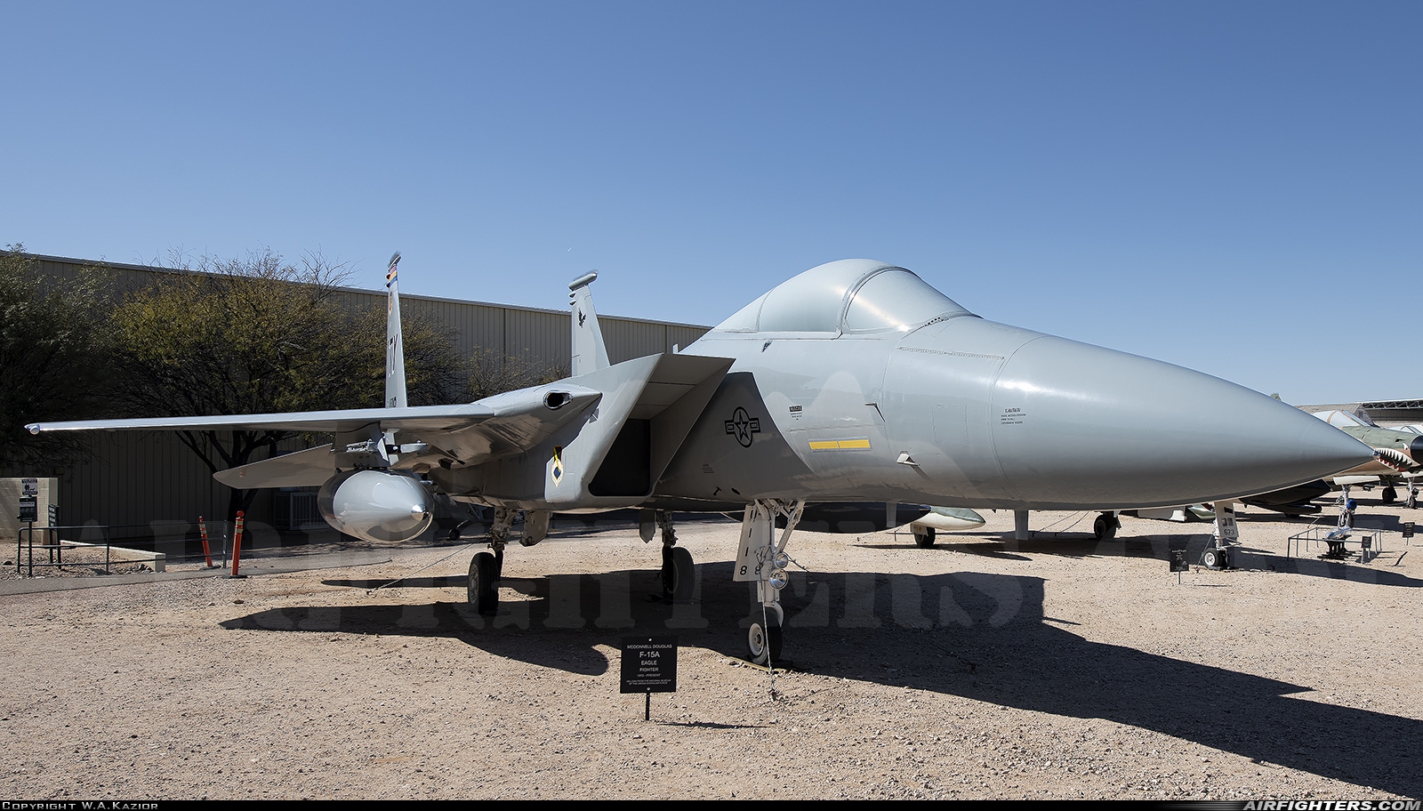 USA - Air Force McDonnell Douglas F-15A Eagle 74-0118 at Tucson - Pima Air and Space Museum, USA