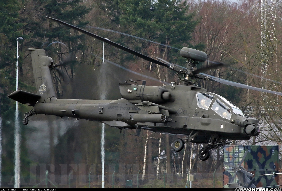 USA - Army Boeing AH-64E Apache Guardian 17-03118 at Eindhoven (- Welschap) (EIN / EHEH), Netherlands