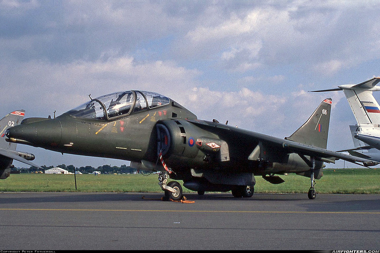 UK - Air Force British Aerospace Harrier T.10 ZH658 at Fairford (FFD / EGVA), UK