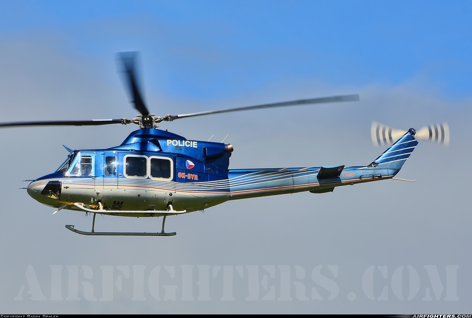 Czech Republic - Police Bell 412EP OK-BYR at Ostrava - Mosnov (OSR / LKMT), Czech Republic
