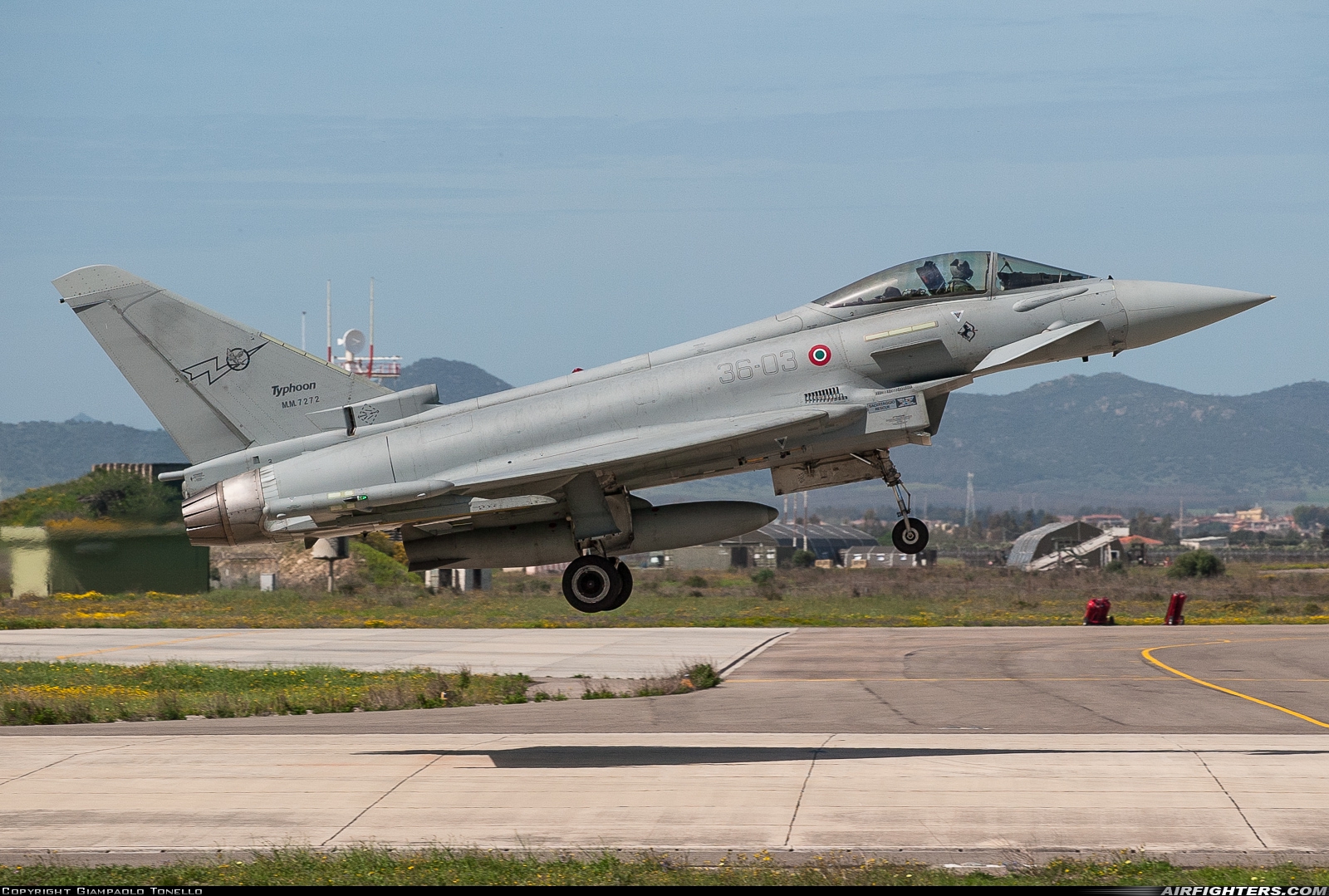 Italy - Air Force Eurofighter F-2000A Typhoon (EF-2000S) MM7272 at Decimomannu - (DCI / LIED), Italy