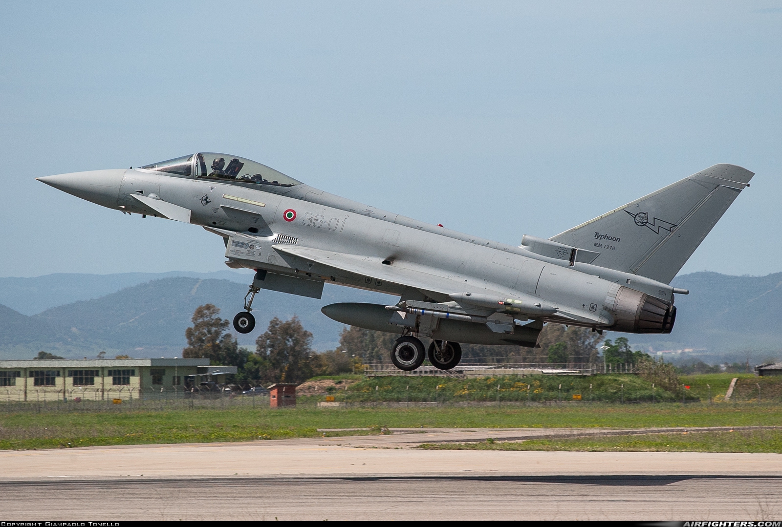 Italy - Air Force Eurofighter F-2000A Typhoon (EF-2000S) MM7276 at Decimomannu - (DCI / LIED), Italy