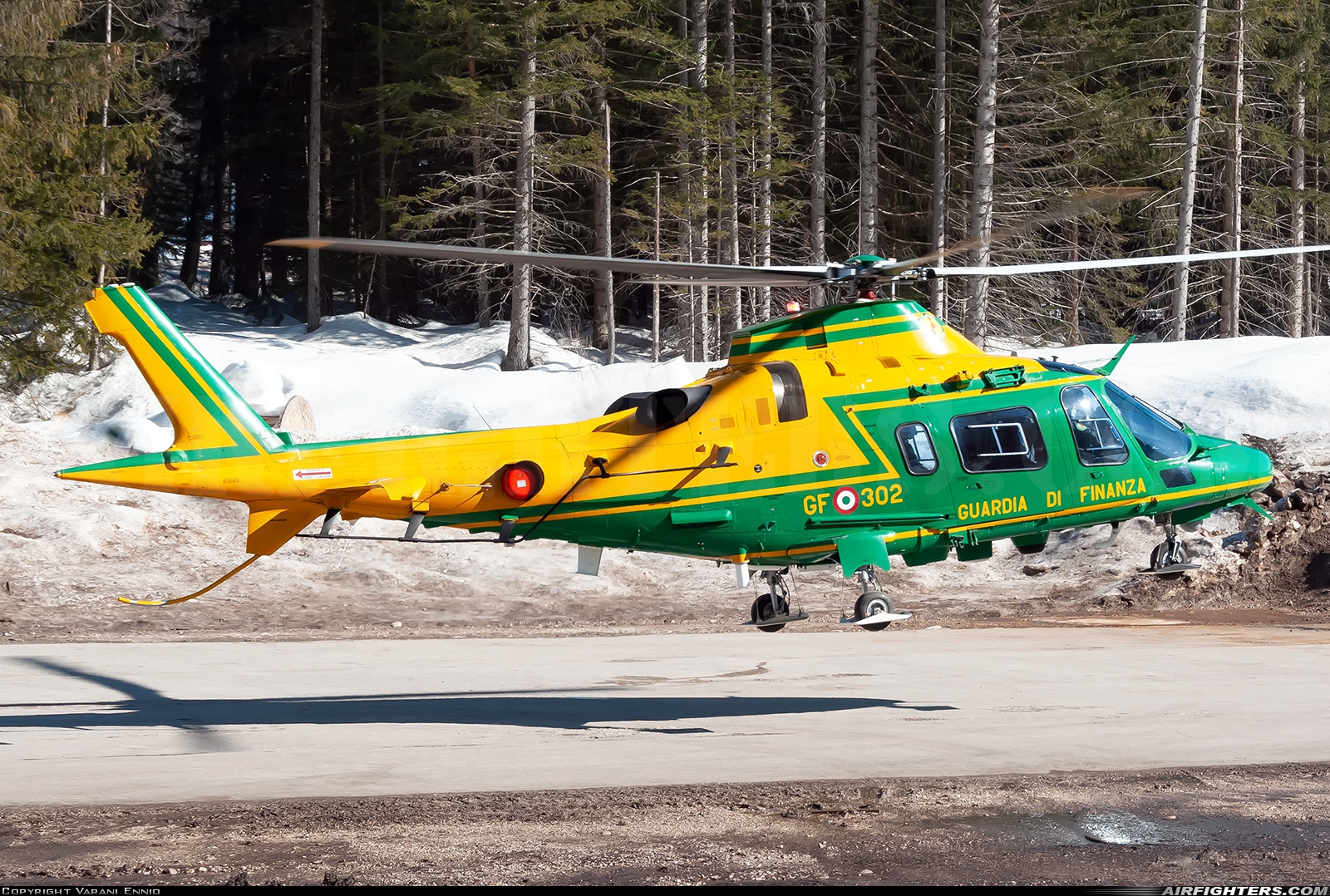 Italy - Guardia di Finanza AgustaWestland AW-109N Nexus MM81680 at Cortina d'Ampezzo (LIDI), Italy