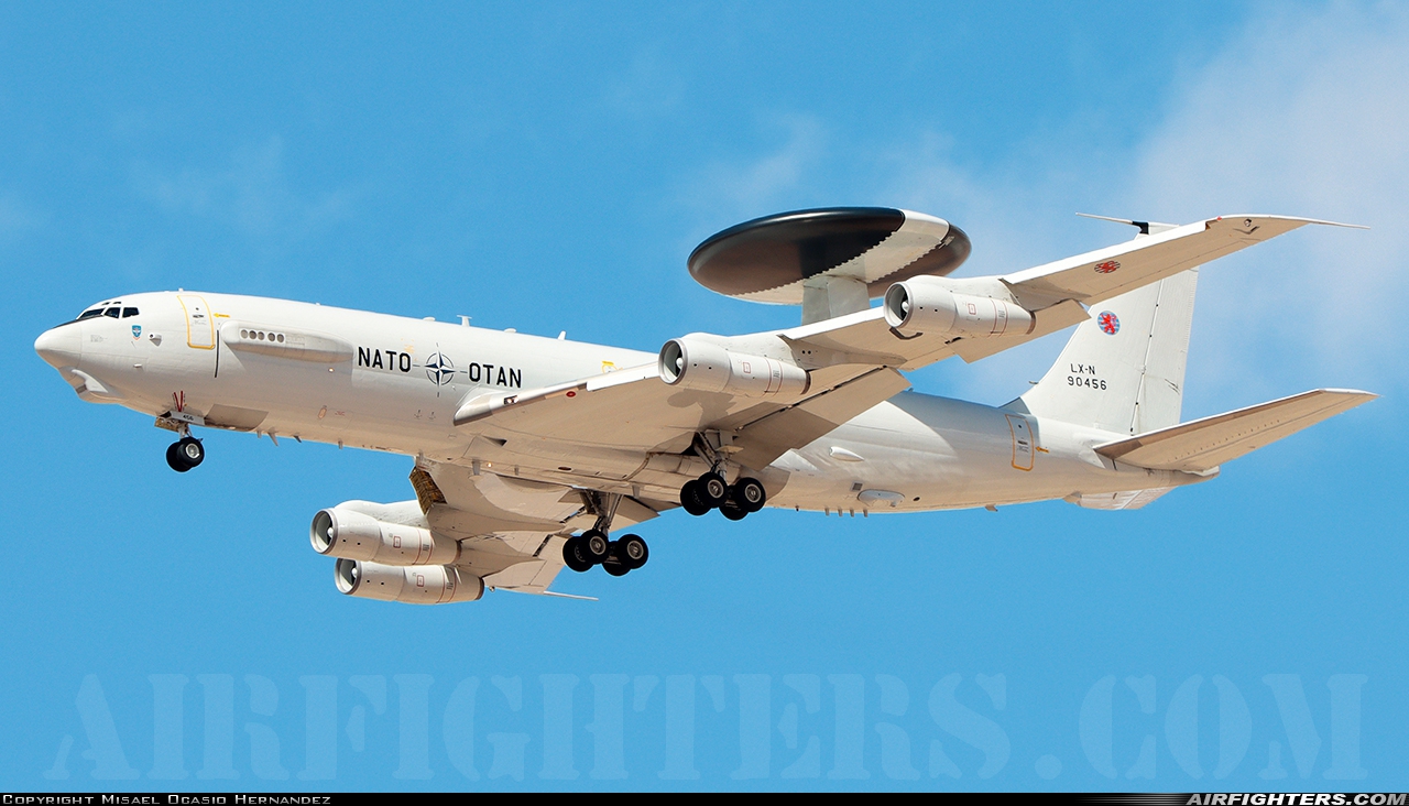 Luxembourg - NATO Boeing E-3A Sentry (707-300) LX-N90456 at Las Vegas - Nellis AFB (LSV / KLSV), USA