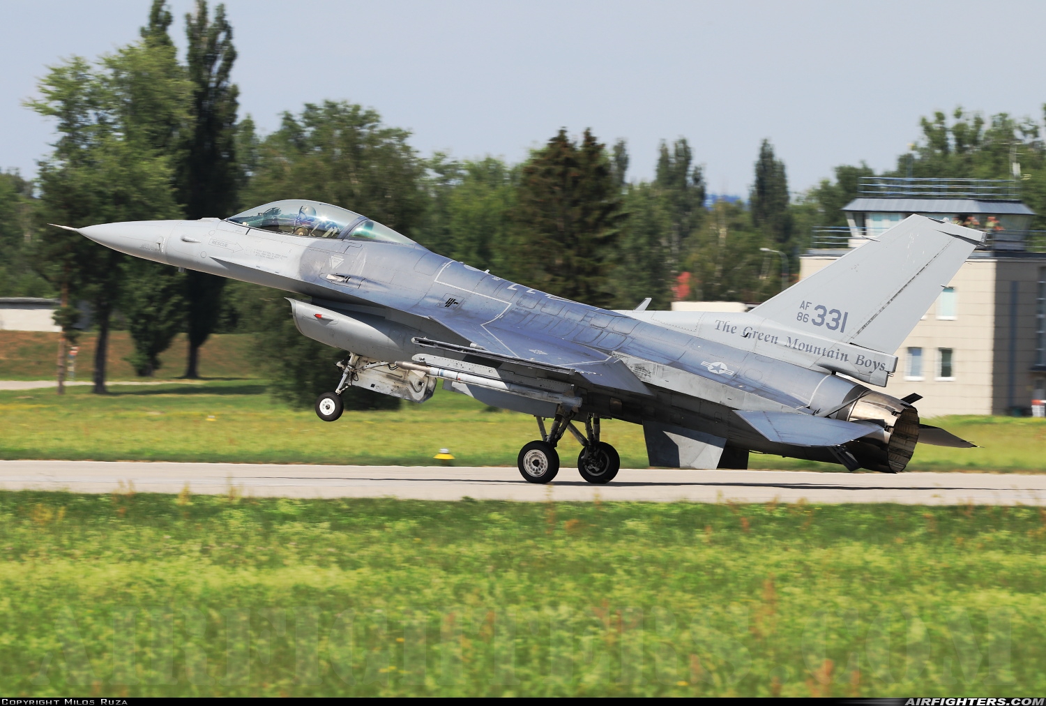 USA - Air Force General Dynamics F-16C Fighting Falcon 86-0331 at Caslav (LKCV), Czech Republic