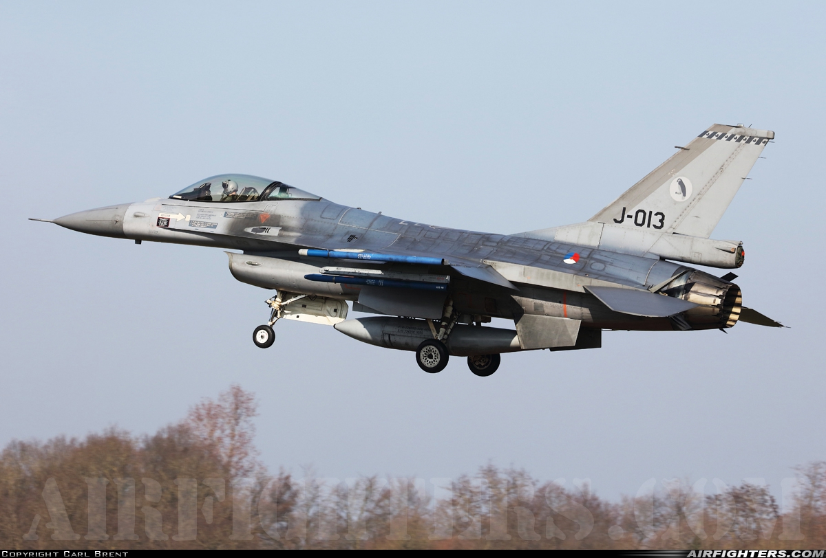 Netherlands - Air Force General Dynamics F-16AM Fighting Falcon J-013 at Uden - Volkel (UDE / EHVK), Netherlands