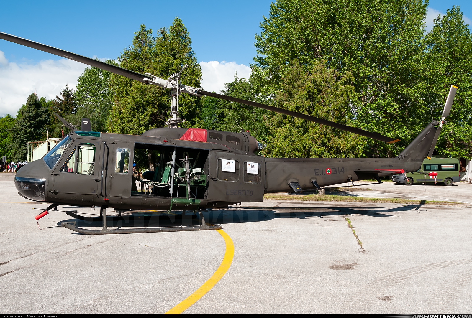 Italy - Army Agusta-Bell AB-205A-1 MM80685 at Bolzano (- Dolomiti / G. Sabelli) (BZO / LIPB), Italy