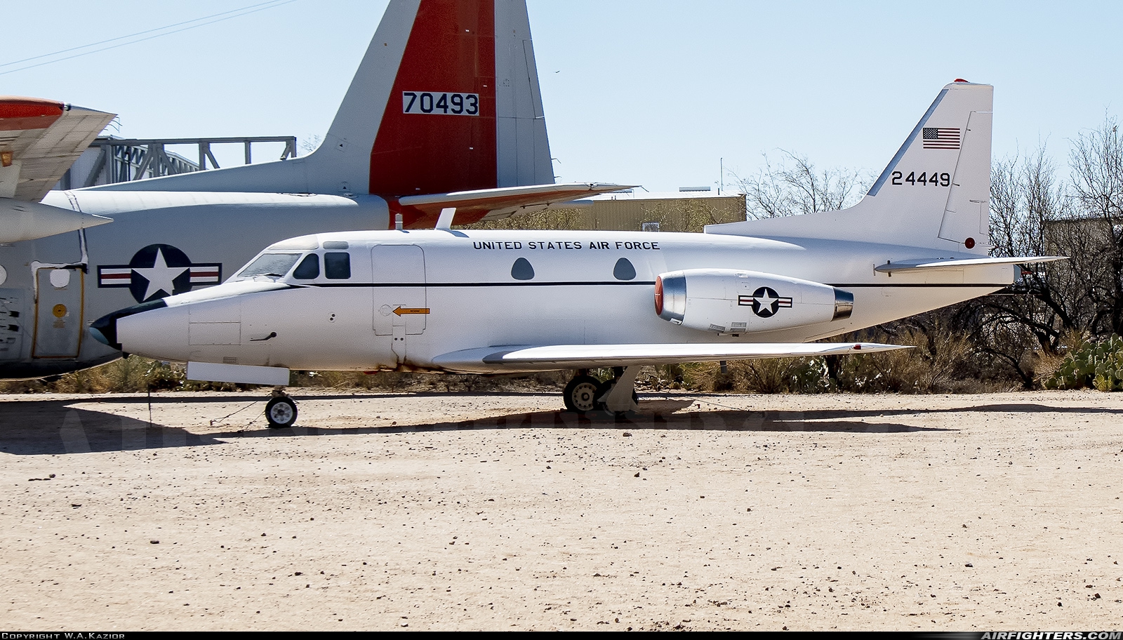USA - Air Force North American CT-39A Sabreliner 62-4449 at Tucson - Pima Air and Space Museum, USA