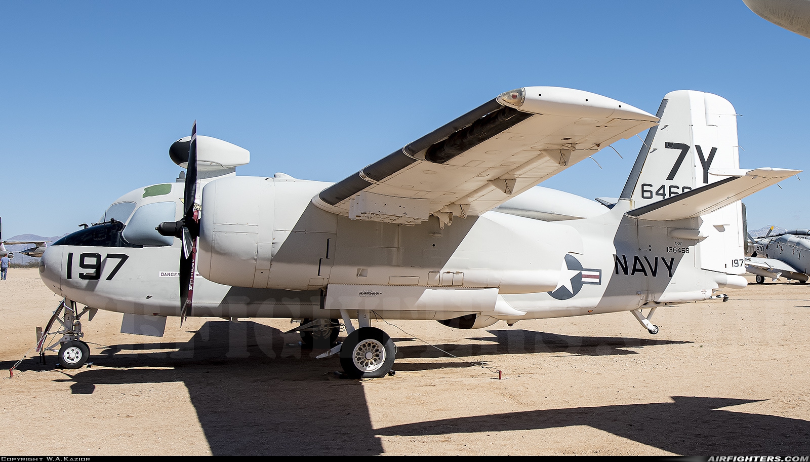 USA - Navy Grumman S-2F Tracker (G-89/S2F-1S1) 136468 at Tucson - Pima Air and Space Museum, USA