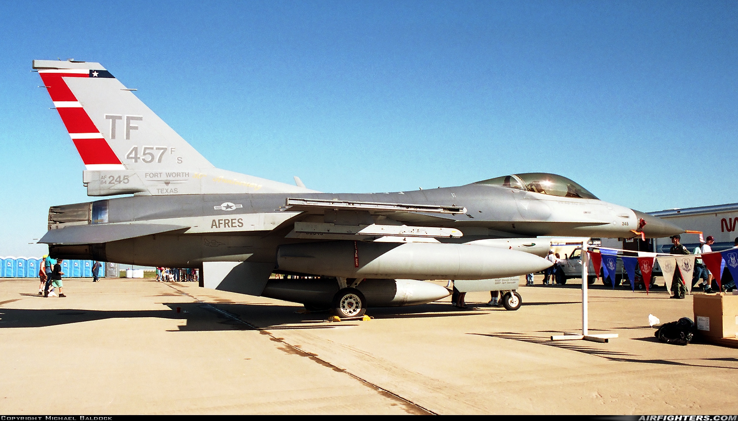 USA - Air Force General Dynamics F-16C Fighting Falcon 84-1245 at Fort Worth - Alliance (AFW / KAFW), USA