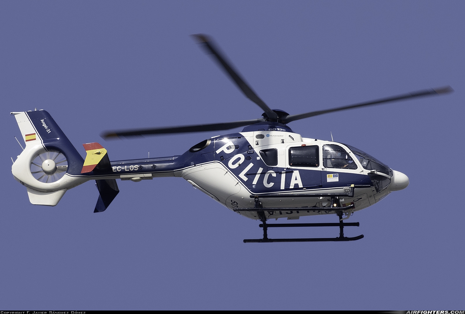 Spain - Police Eurocopter EC-135P2 EC-LOS at Off-Airport - Madrid, Spain