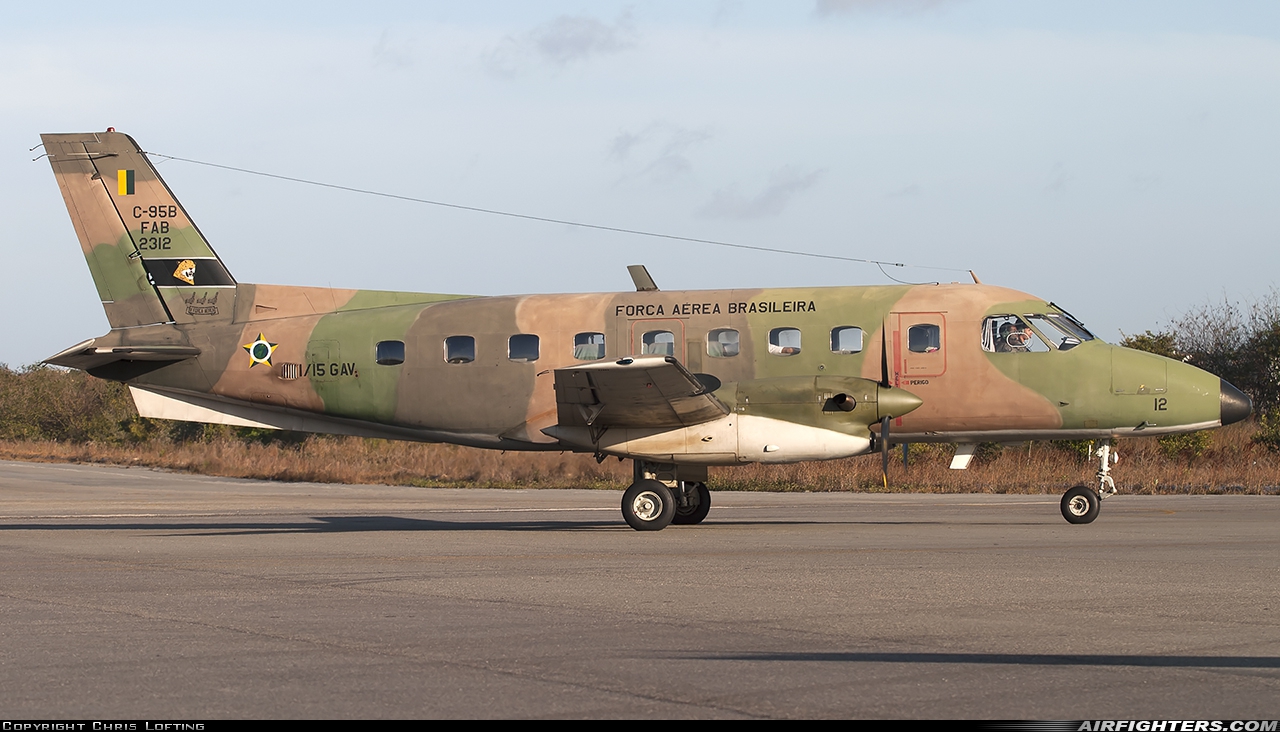 Brazil - Air Force Embraer C-95B Bandeirante 2312 at Fortaleza - Pinto Martins (FOR / SBFZ), Brazil