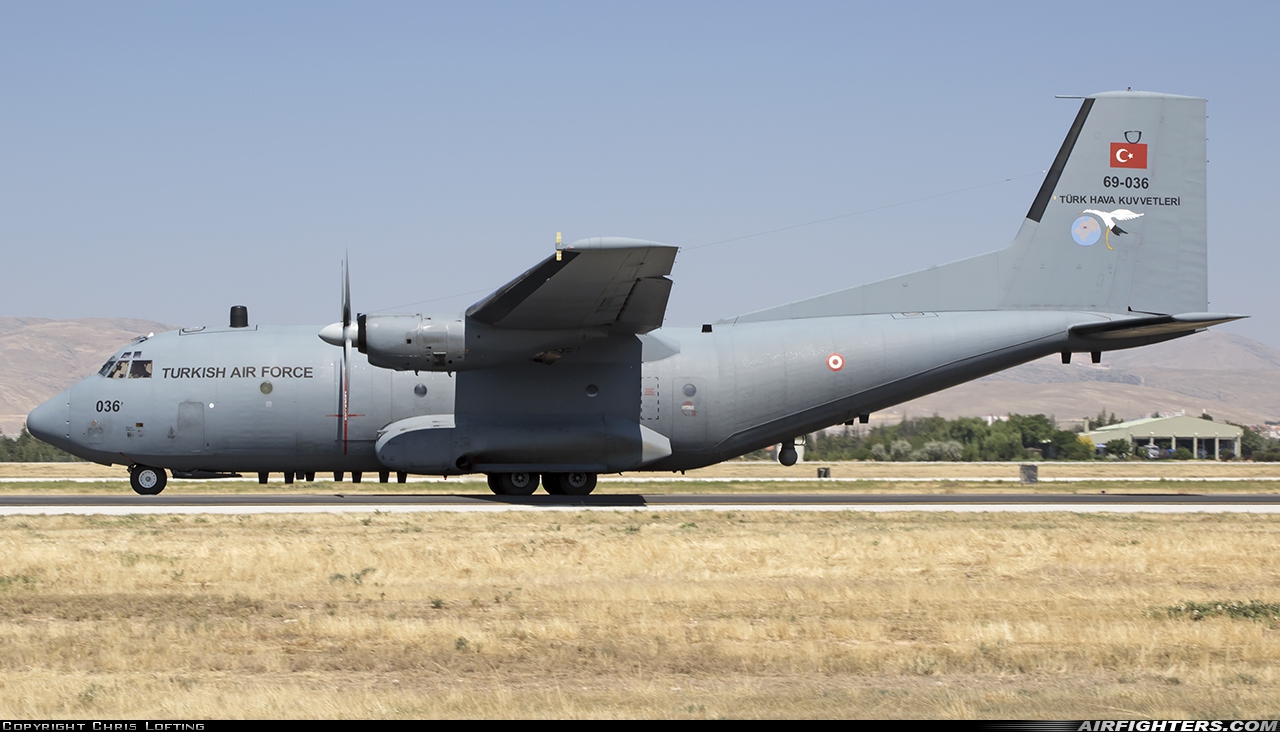 Türkiye - Air Force Transport Allianz C-160D 69-036 at Konya (KYA / LTAN), Türkiye