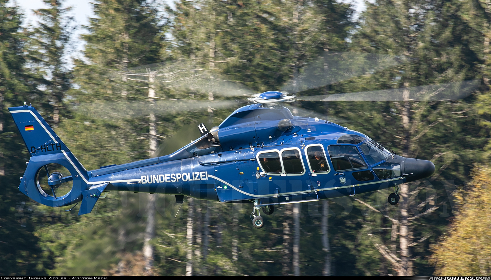 Germany - Bundespolizei Eurocopter EC-155B D-HLTH at Füssen (- Allgäu), Germany