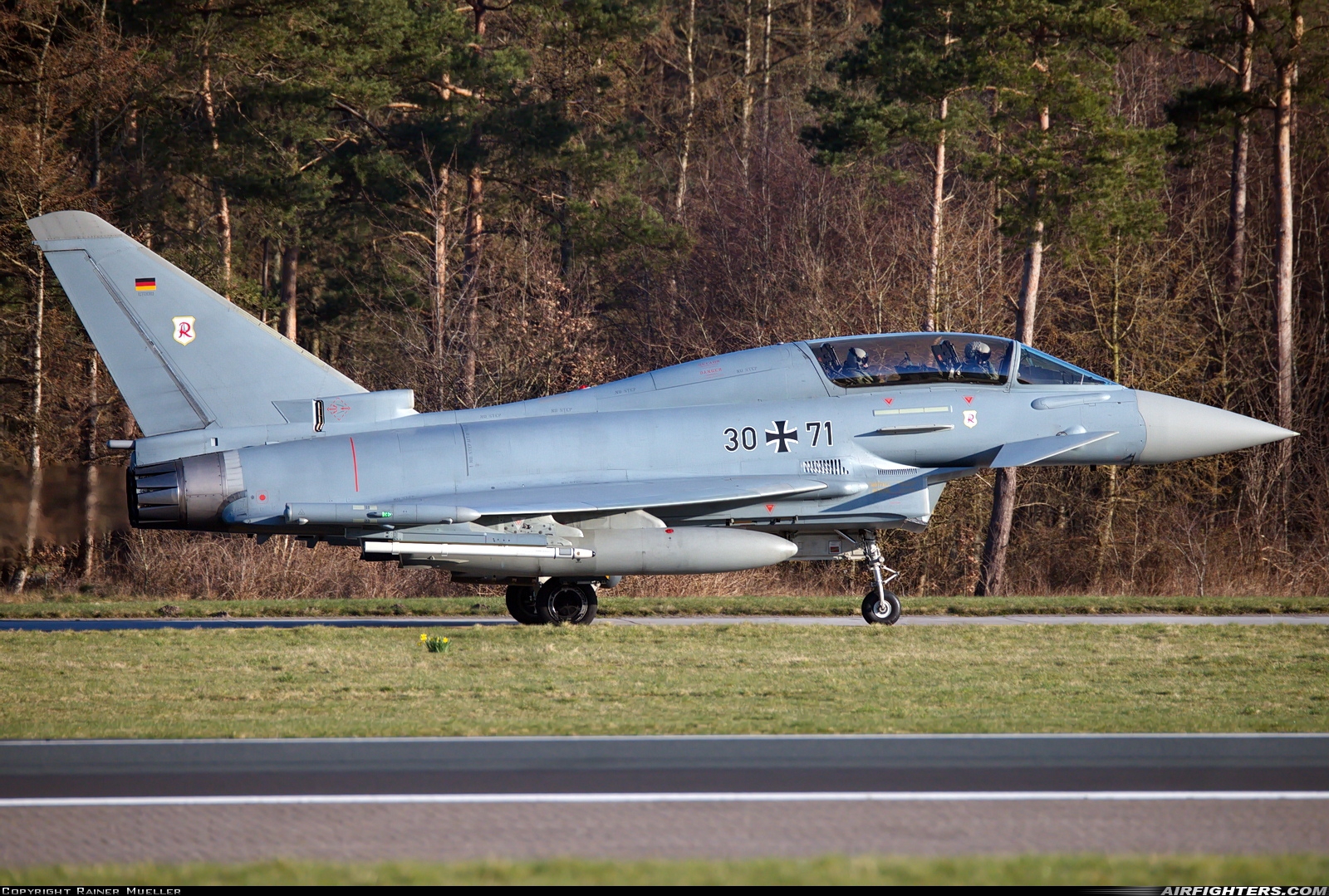 Germany - Air Force Eurofighter EF-2000 Typhoon T 30+71 at Wittmundhafen (Wittmund) (ETNT), Germany
