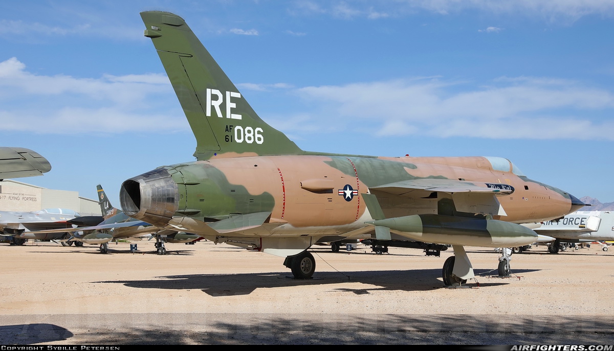 USA - Air Force Republic F-105D Thunderchief 61-0086 at Tucson - Pima Air and Space Museum, USA