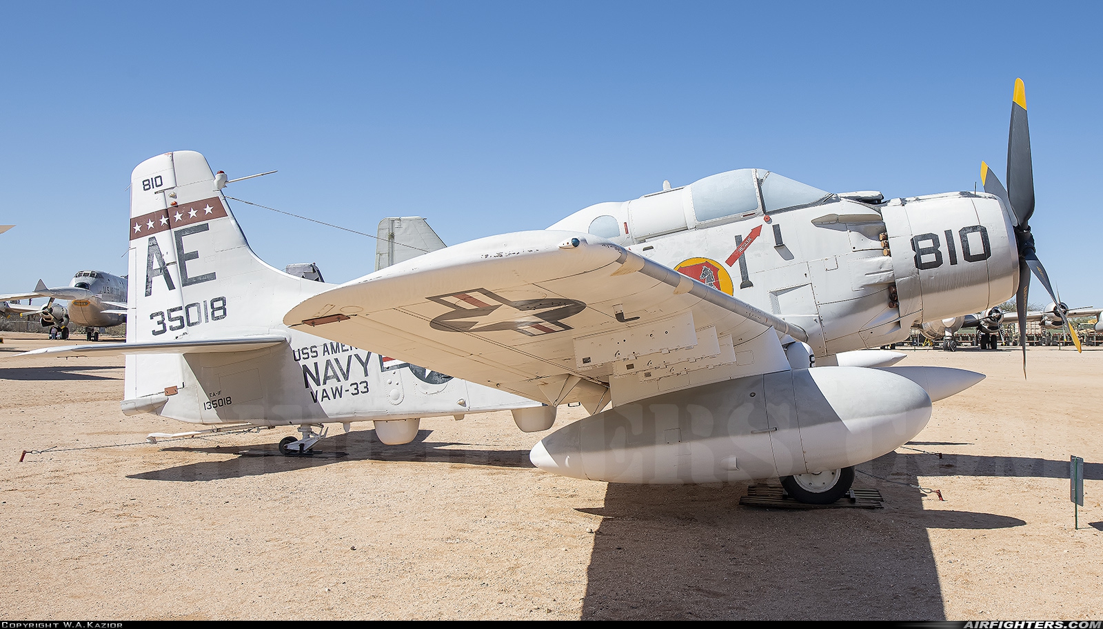 USA - Navy Douglas EA-1F Skyraider 135018 at Tucson - Pima Air and Space Museum, USA