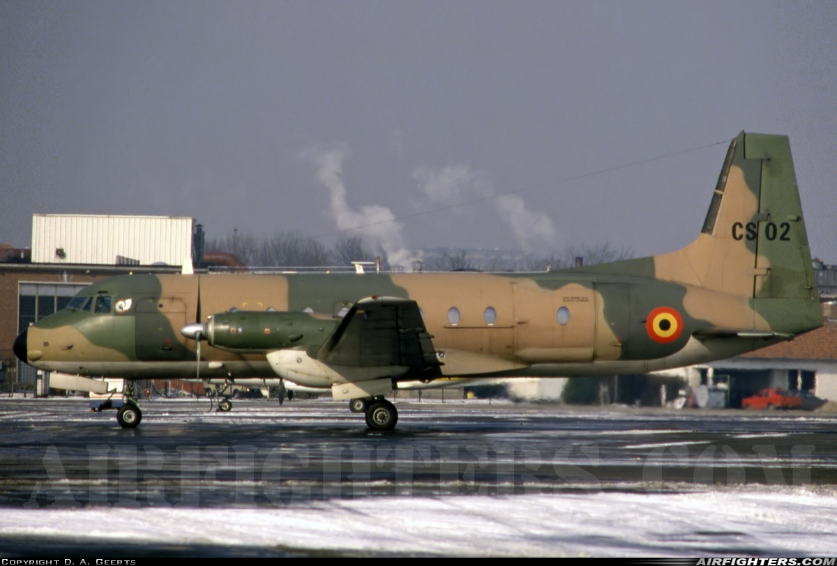 Belgium - Air Force Hawker Siddeley HS-748 Srs2A/288LFD Andover CS-02 at Antwerp - Deurne (ANR / EBAW), Belgium