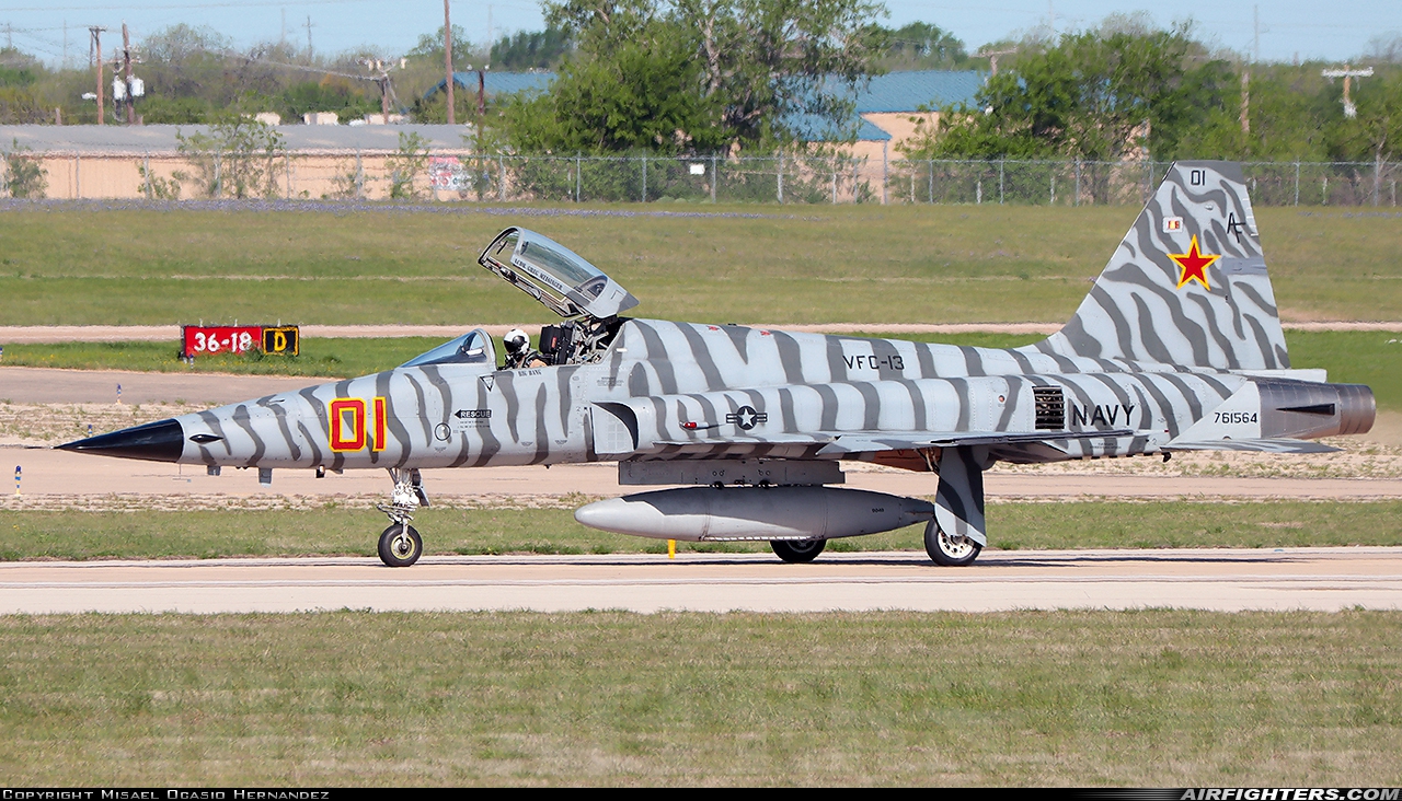 USA - Navy Northrop F-5N Tiger II 761564 at Fort Worth - NAS JRB / Carswell Field (AFB) (NFW / KFWH), USA