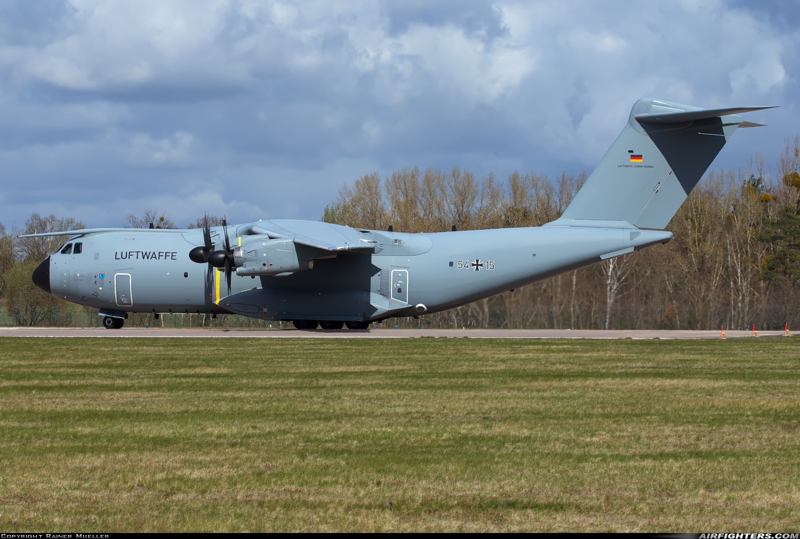 Germany - Air Force Airbus A400M-180 Atlas 54+15 at Wunstorf (ETNW), Germany