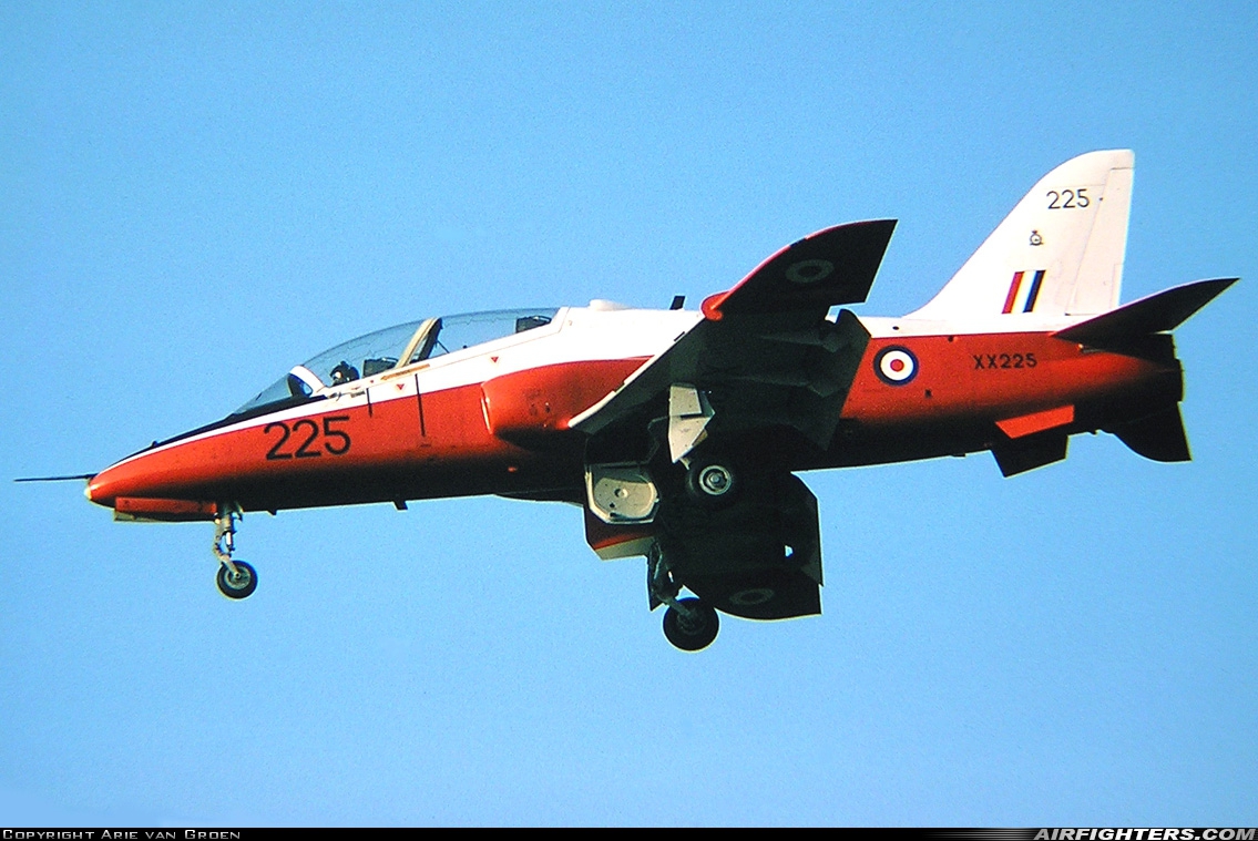 UK - Air Force British Aerospace Hawk T.1 XX225 at Mildenhall (MHZ / GXH / EGUN), UK