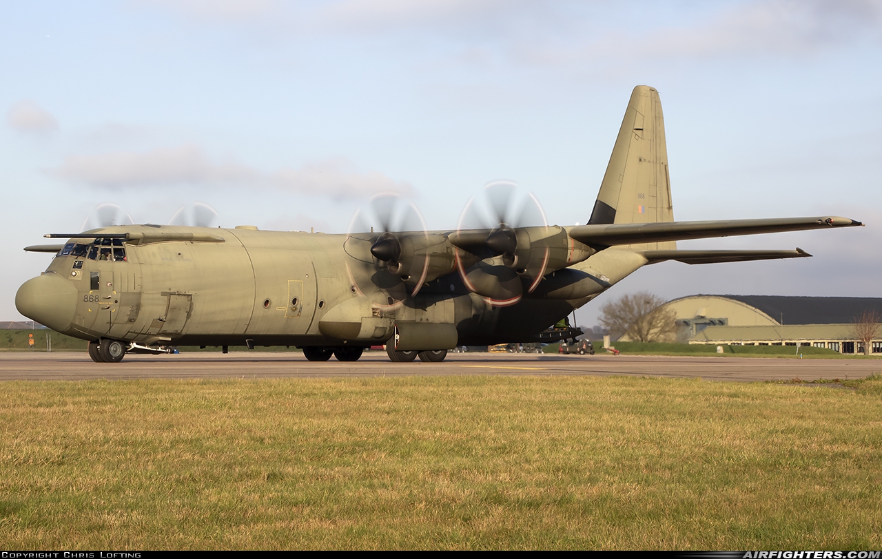 UK - Air Force Lockheed Martin Hercules C4 (C-130J-30 / L-382) ZH868 at Brize Norton (BZZ / EGVN), UK