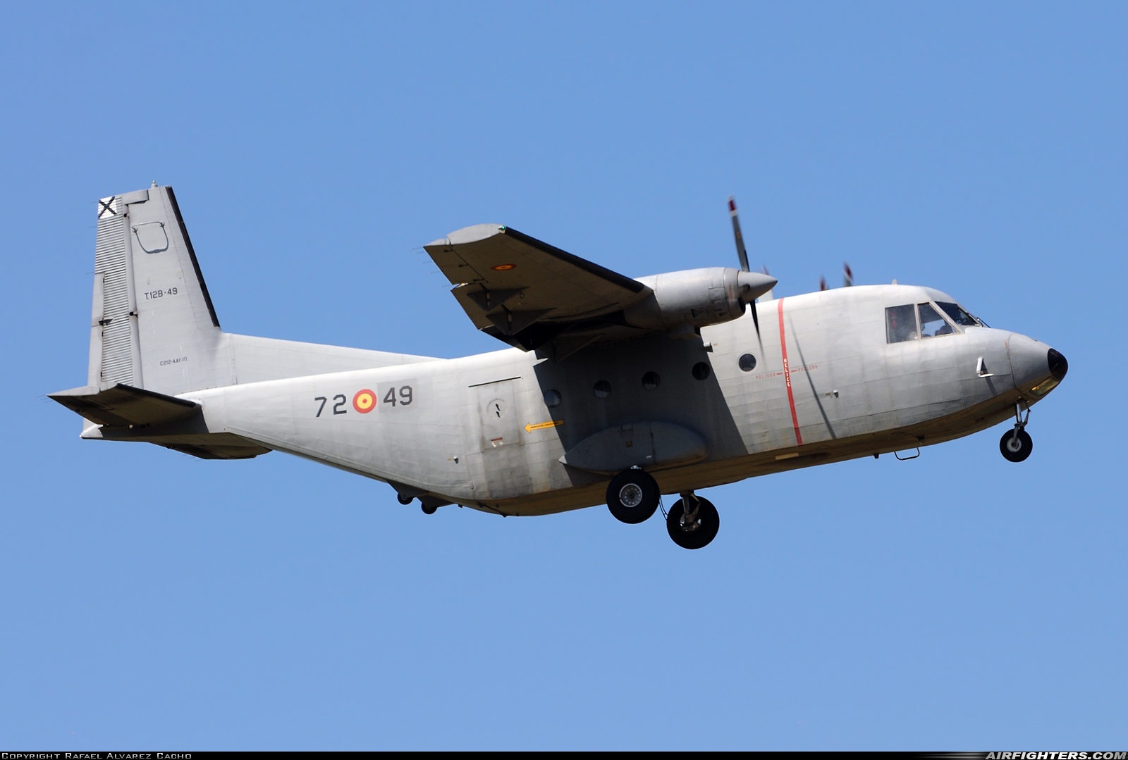 Spain - Air Force CASA C-212-200 Aviocar T.12B-49 at Valladolid (- Villanubla) (VLL / LEVD), Spain