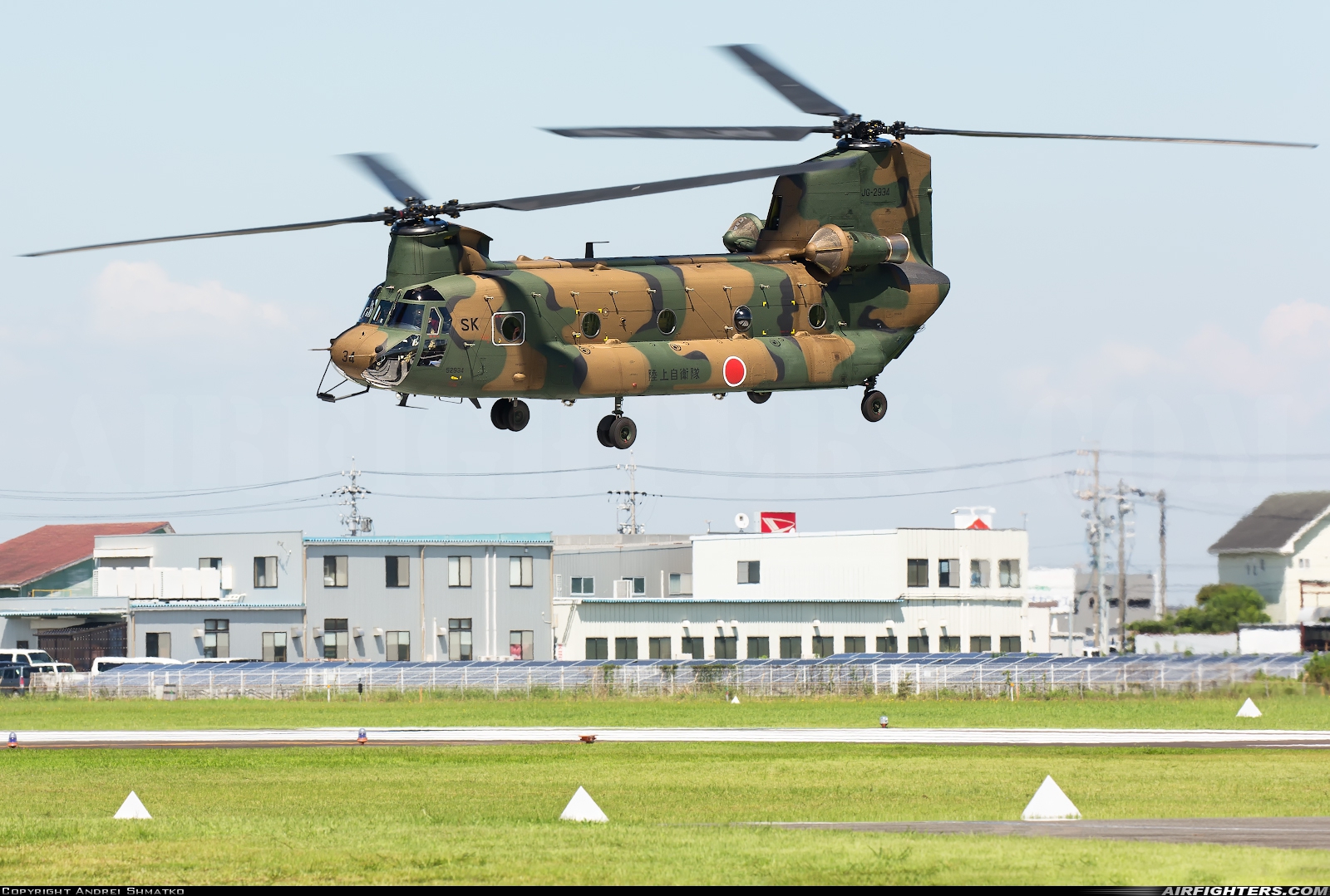 Japan - Army Boeing Vertol / Kawasaki CH-47J Chinook 52934 at Akeno (RJOE), Japan