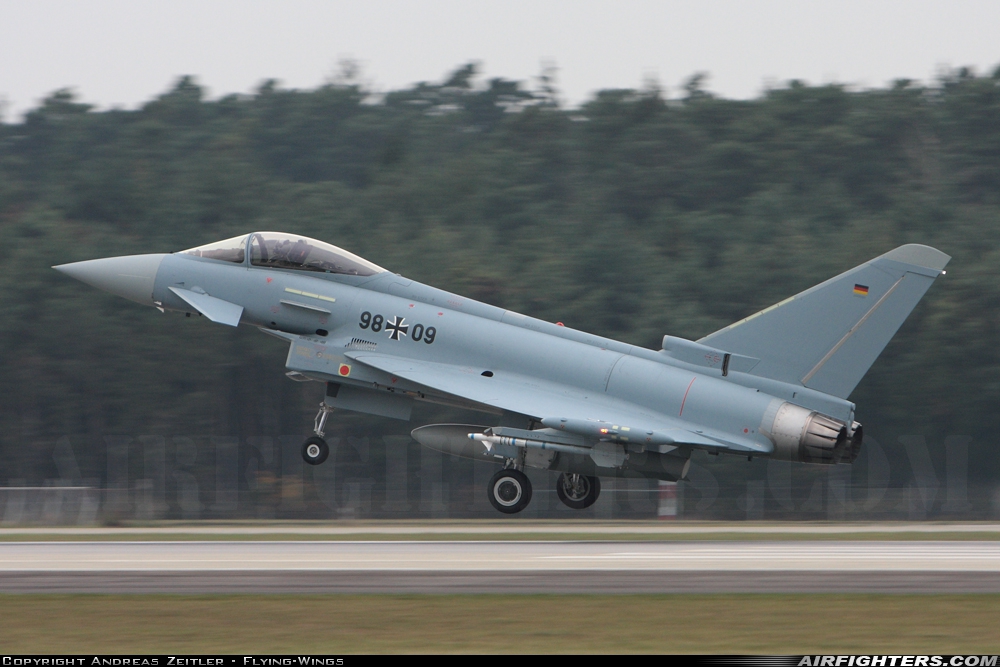Germany - Air Force Eurofighter EF-2000 Typhoon S 98+09 at Ingolstadt - Manching (ETSI), Germany