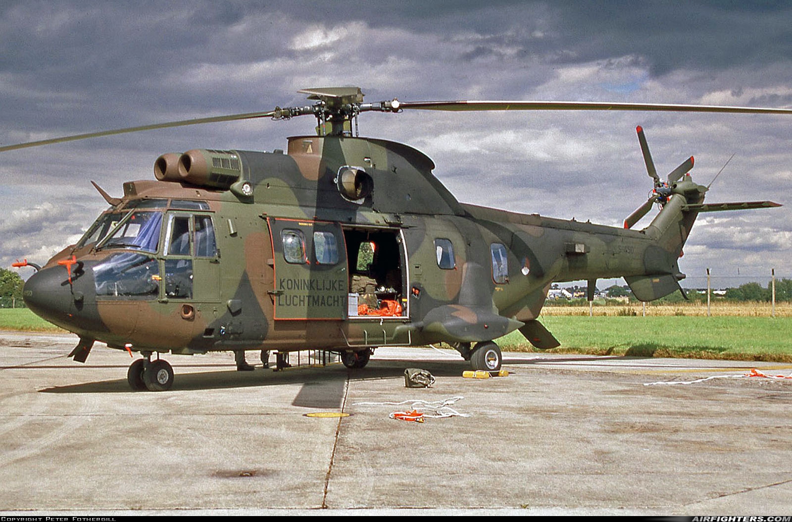 Netherlands - Air Force Aerospatiale AS-532U2 Cougar MkII S-450 at Fairford (FFD / EGVA), UK