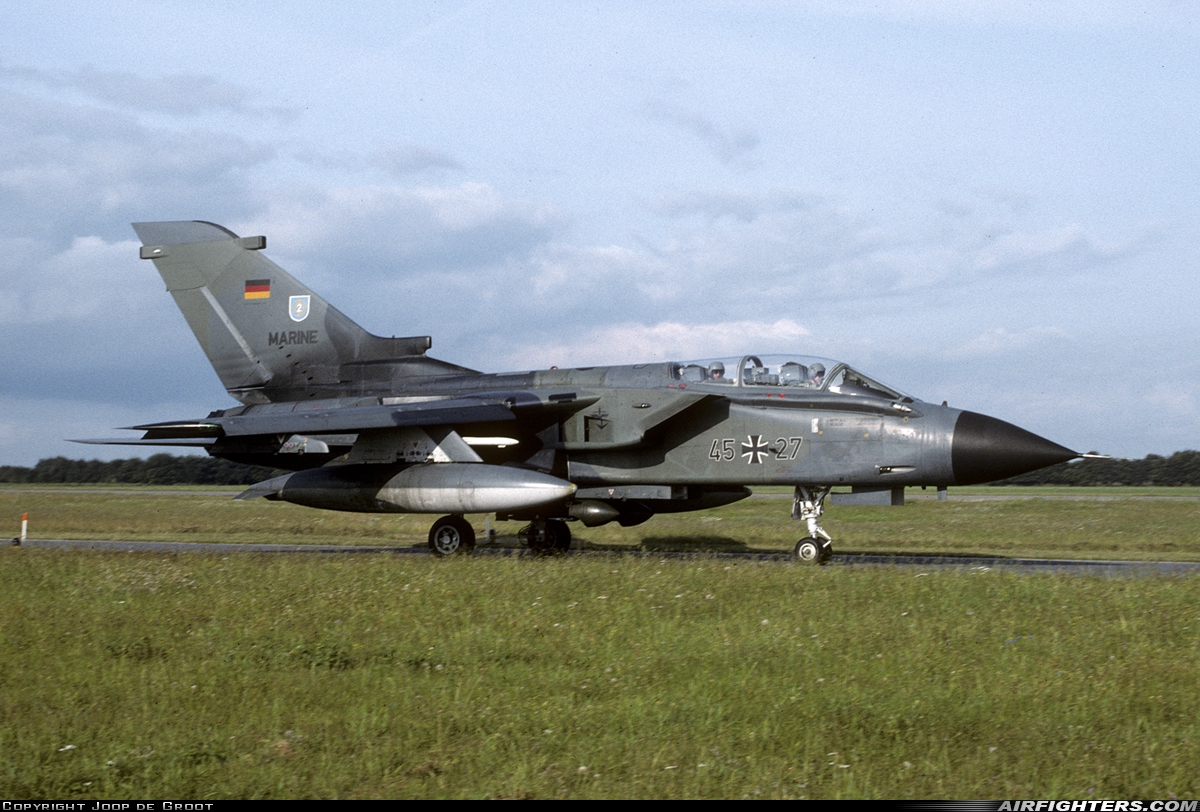 Germany - Navy Panavia Tornado IDS 45+27 at Eggebek (ETME), Germany