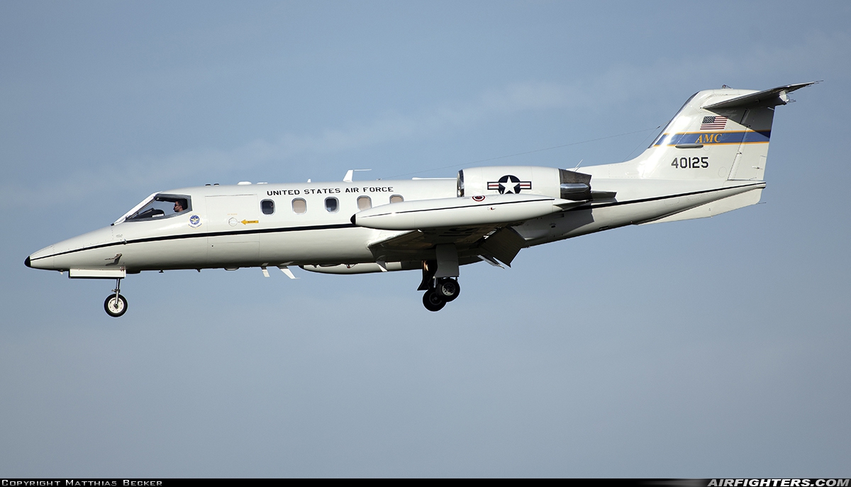 USA - Air Force Learjet C-21A 84-0125 at Ramstein (- Landstuhl) (RMS / ETAR), Germany