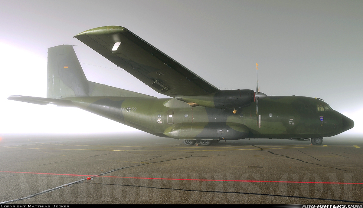 Germany - Air Force Transport Allianz C-160D 50+73 at Saarbrucken (- Ensheim) (SCN / EDDR), Germany