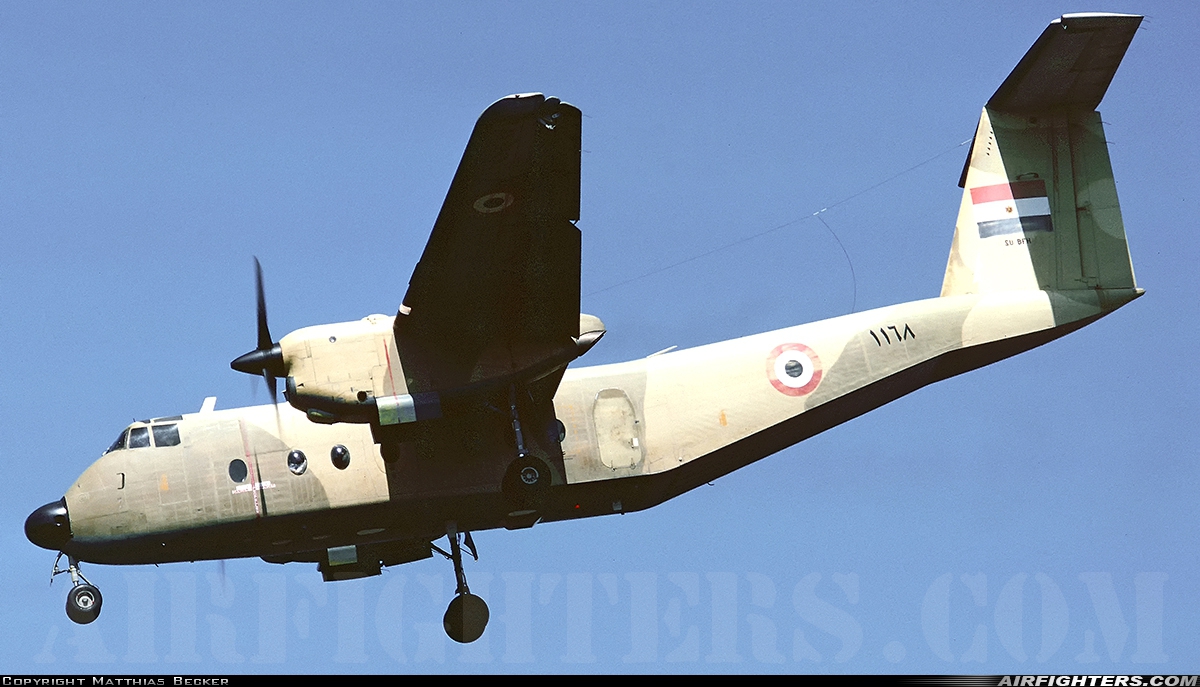 Egypt - Air Force De Havilland Canada DHC-5D Buffalo 1168 at Ramstein (- Landstuhl) (RMS / ETAR), Germany