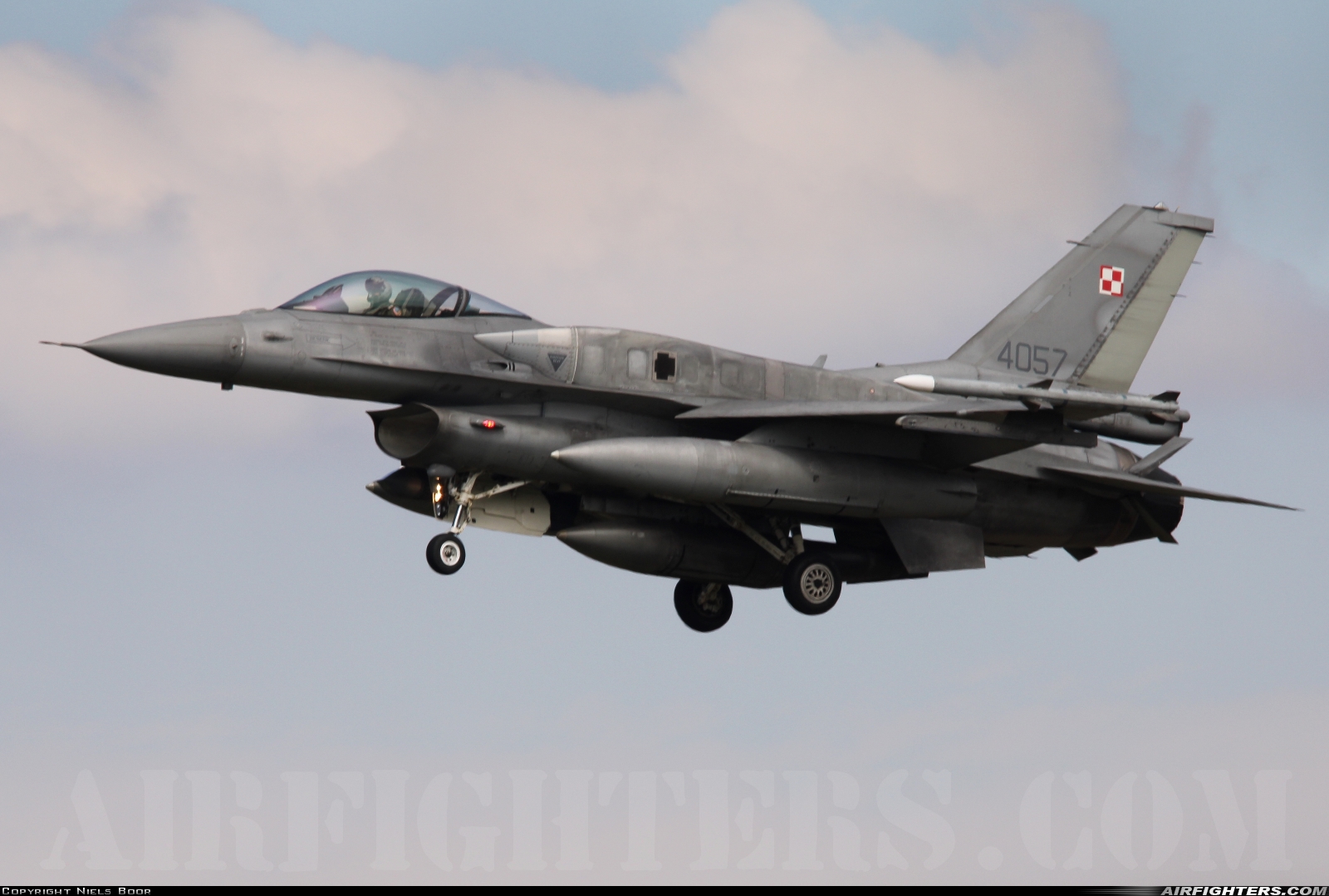 Poland - Air Force General Dynamics F-16C Fighting Falcon 4057 at Spangdahlem (SPM / ETAD), Germany