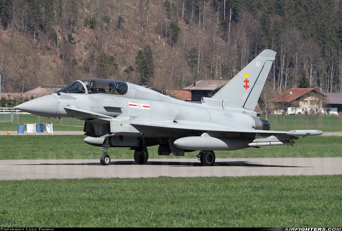 UK - Air Force Eurofighter Typhoon T3 ZK303 at Meiringen (LSMM), Switzerland