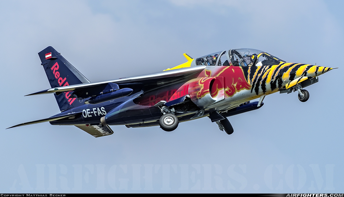 Private - Red Bull Dassault/Dornier Alpha Jet A OE-FAS at Saarbrucken (- Ensheim) (SCN / EDDR), Germany