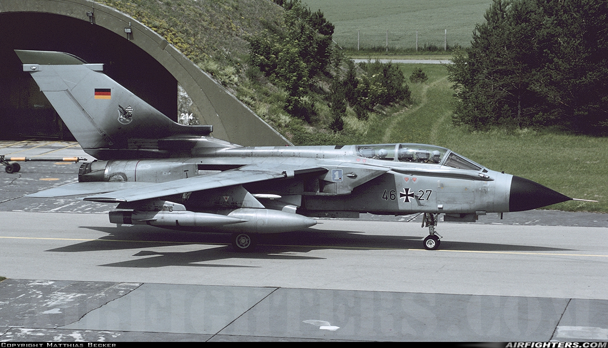 Germany - Air Force Panavia Tornado ECR 46+27 at Lechfeld (ETSL), Germany