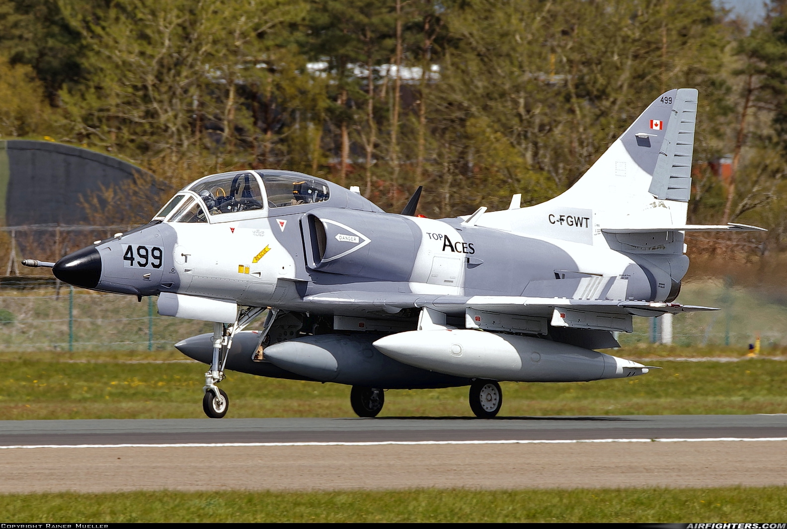 Company Owned - Top Aces (ATSI) Douglas TA-4J Skyhawk C-FGWT at Wittmundhafen (Wittmund) (ETNT), Germany