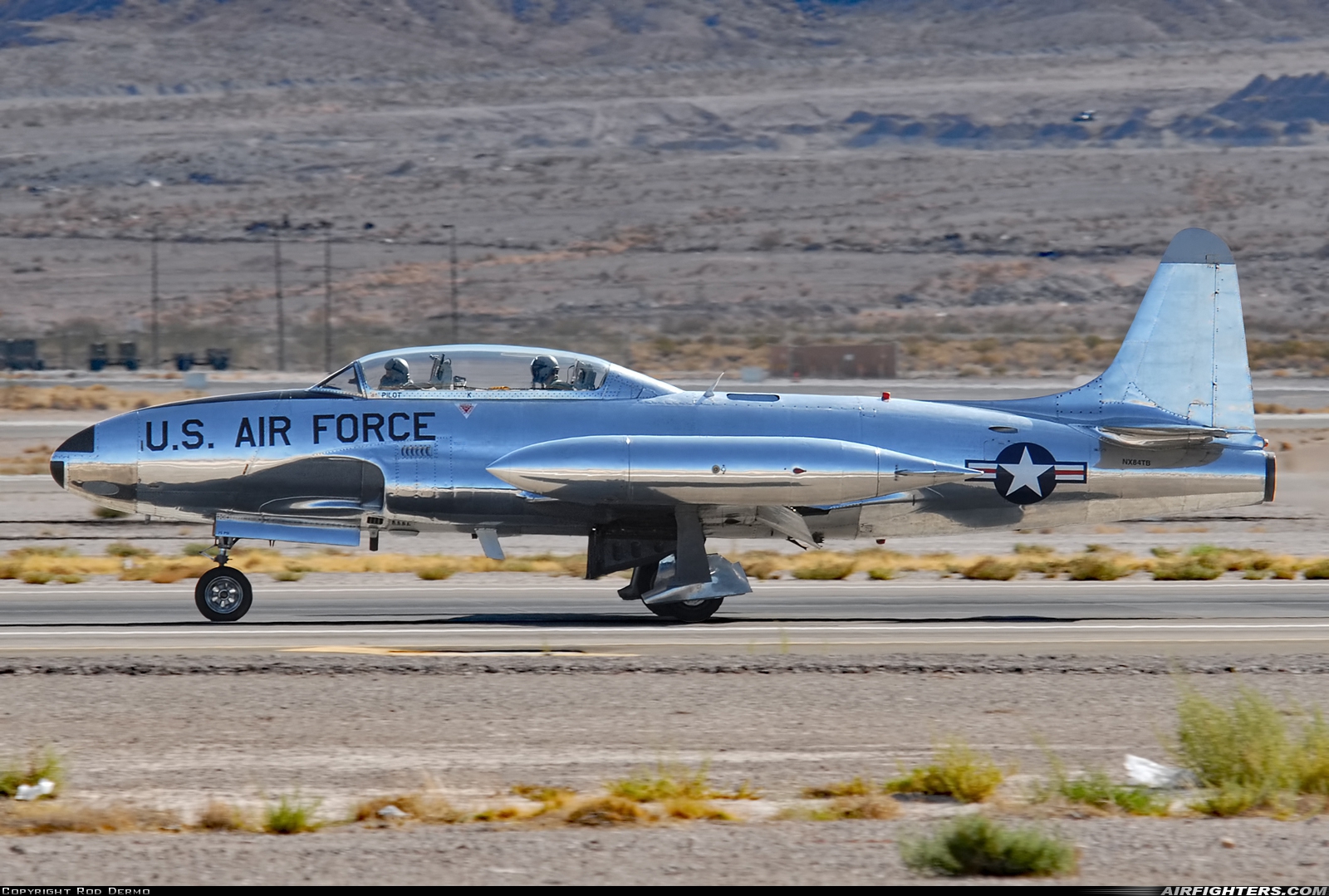 Private Canadair CT-133 Silver Star 3 (T-33AN) NX84TB at Las Vegas - Nellis AFB (LSV / KLSV), USA