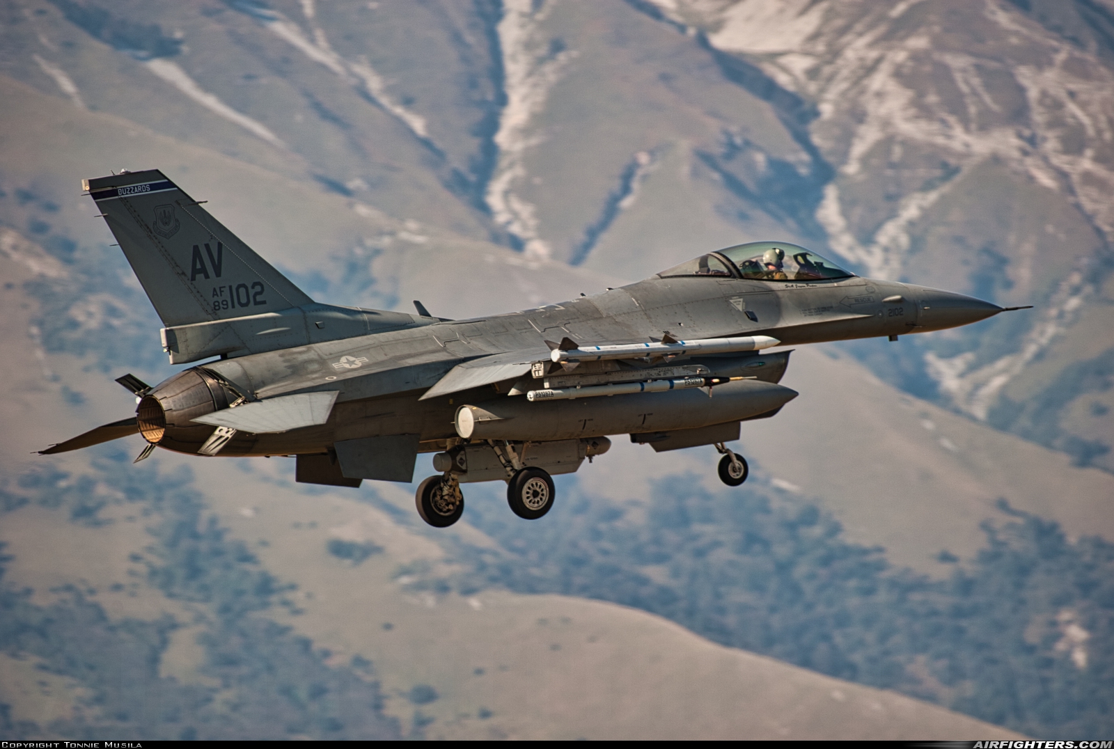USA - Air Force General Dynamics F-16C Fighting Falcon 89-2102 at Aviano (- Pagliano e Gori) (AVB / LIPA), Italy