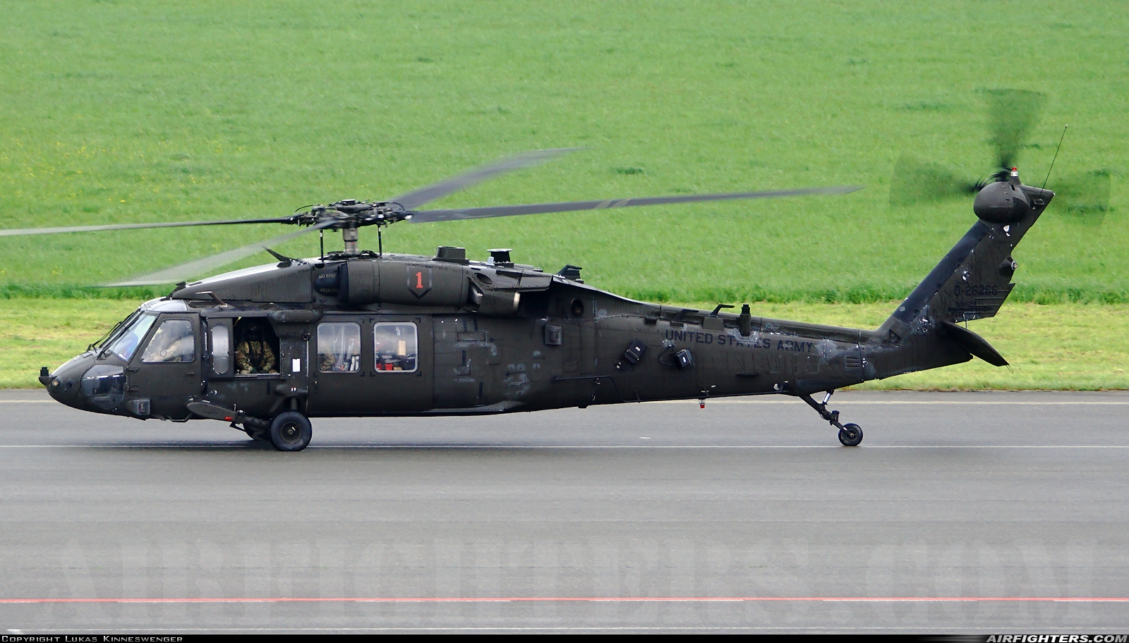 USA - Army Sikorsky UH-60L Black Hawk (S-70A) 90-26266 at Linz - Horsching (LNZ / LOWL / LOXL), Austria