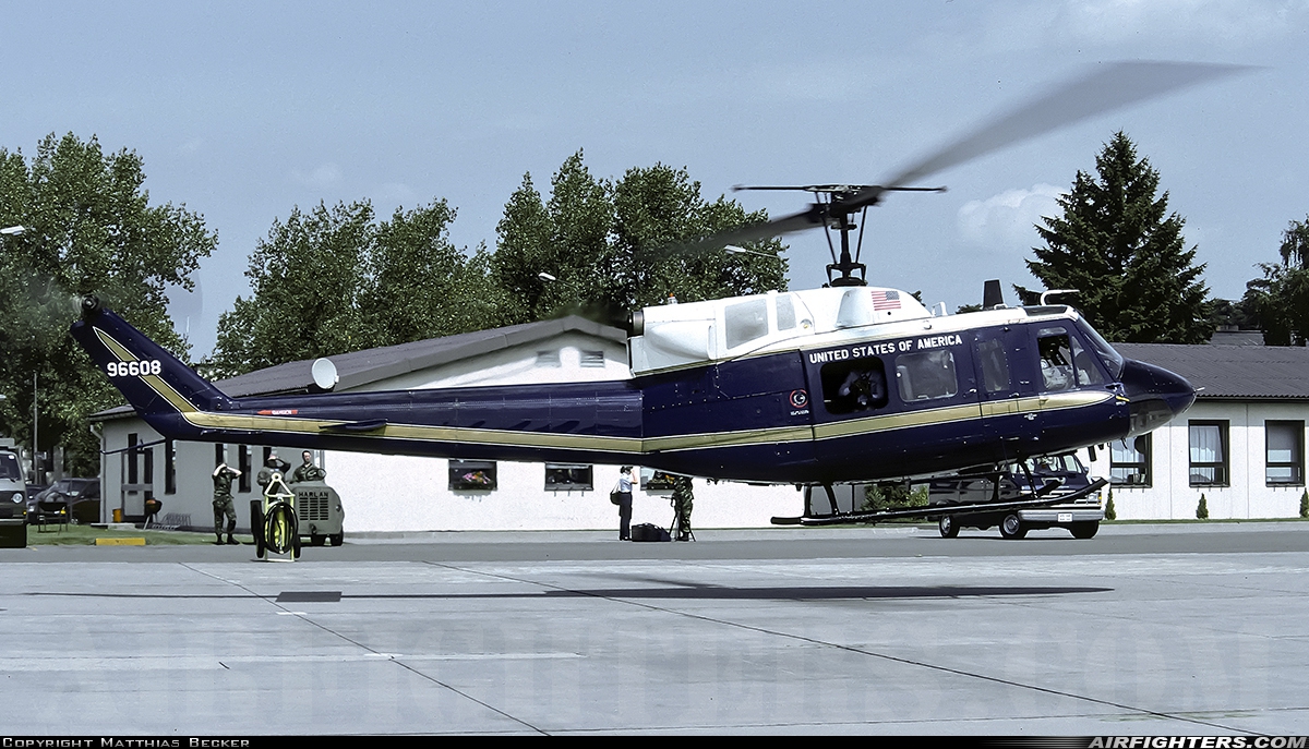 USA - Air Force Bell UH-1N Iroquois (212) 69-6608 at Ramstein (- Landstuhl) (RMS / ETAR), Germany