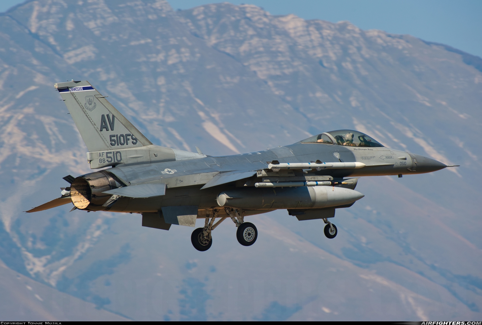 USA - Air Force General Dynamics F-16C Fighting Falcon 88-0510 at Aviano (- Pagliano e Gori) (AVB / LIPA), Italy