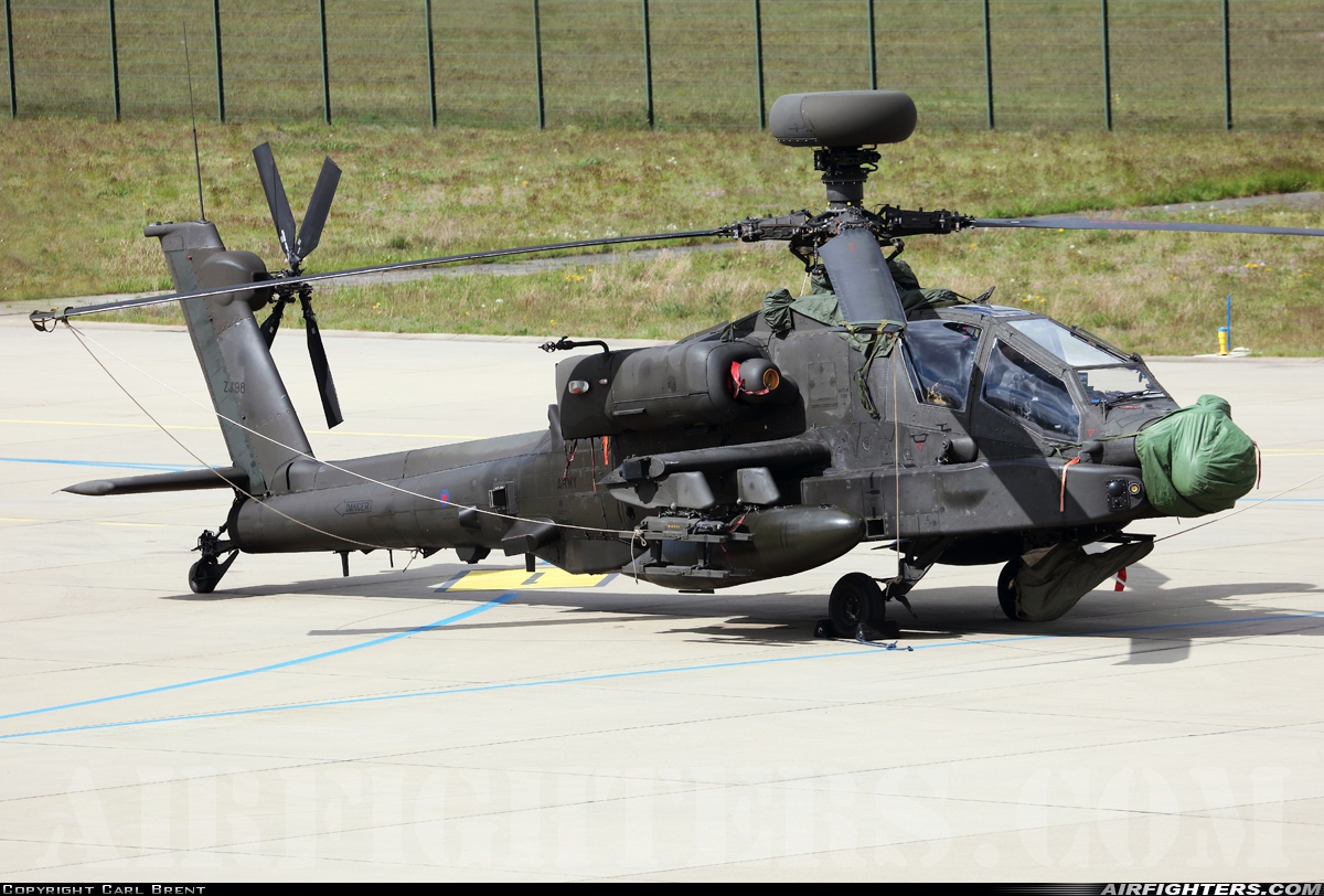 UK - Army Westland Apache AH1 (WAH-64D) ZJ198 at Eindhoven (- Welschap) (EIN / EHEH), Netherlands