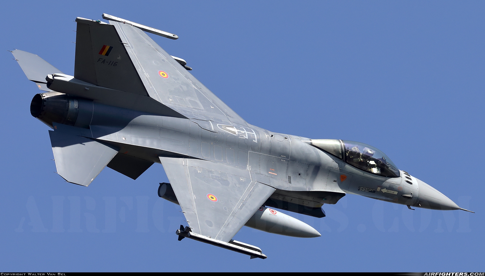 Belgium - Air Force General Dynamics F-16AM Fighting Falcon FA-116 at Ursel (EBUL), Belgium