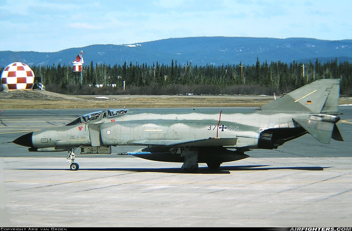 Germany - Air Force McDonnell Douglas F-4F Phantom II 37+75 at Goose Bay (YYR / CYYR), Canada